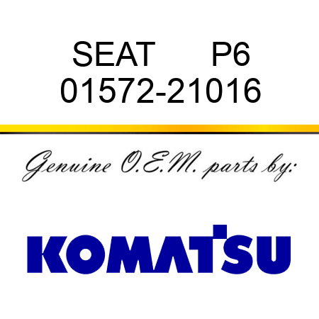 SEAT      P6 01572-21016