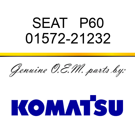SEAT   P60 01572-21232