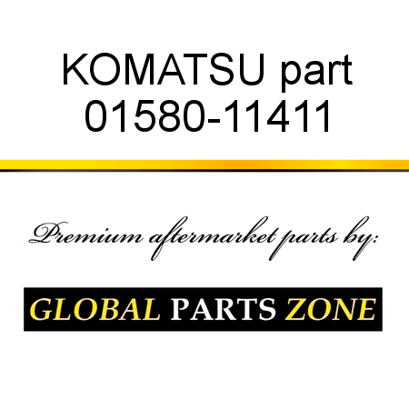 KOMATSU part 01580-11411