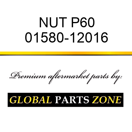 NUT P60 01580-12016