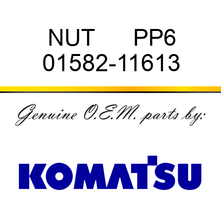 NUT      PP6 01582-11613