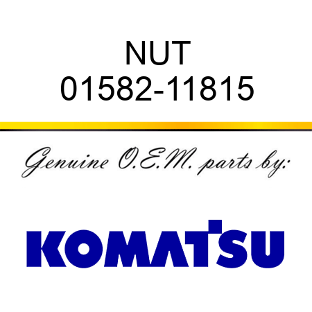 NUT 01582-11815