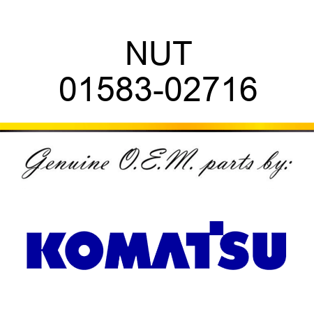 NUT 01583-02716