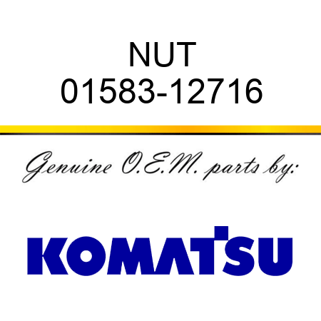 NUT 01583-12716