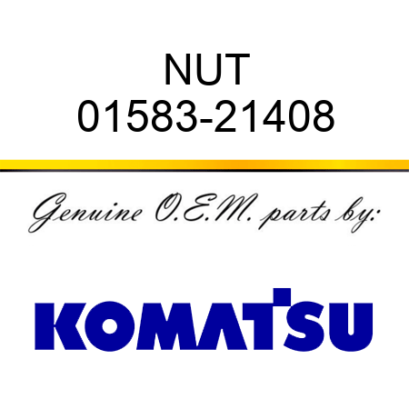 NUT 01583-21408