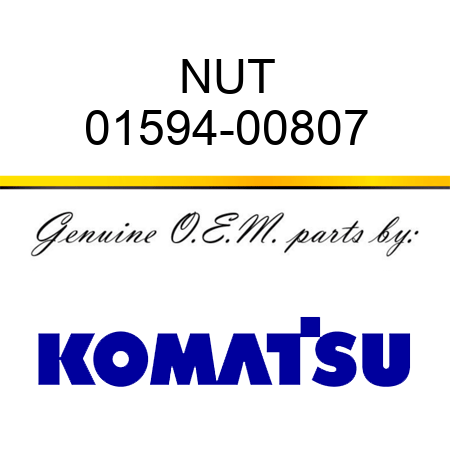 NUT 01594-00807