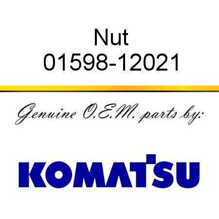 Nut 01598-12021