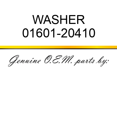 WASHER 01601-20410