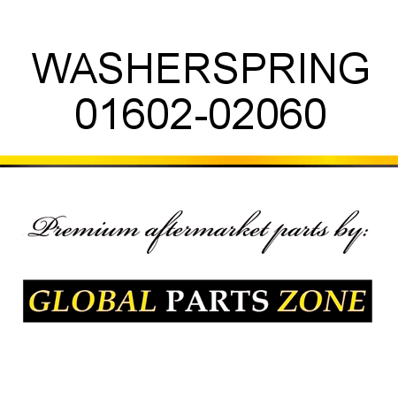 WASHER,SPRING 01602-02060