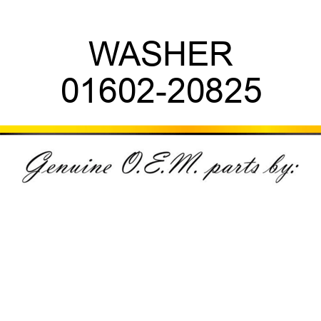 WASHER 01602-20825