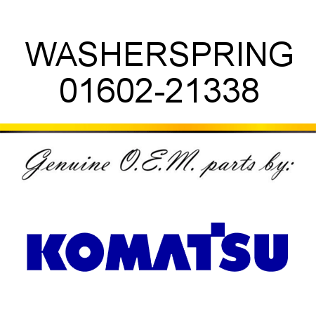 WASHER,SPRING 01602-21338