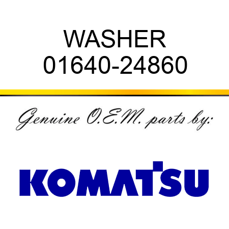 WASHER 01640-24860