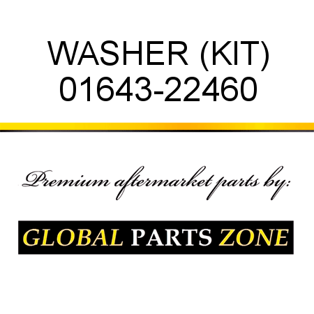 WASHER (KIT) 01643-22460