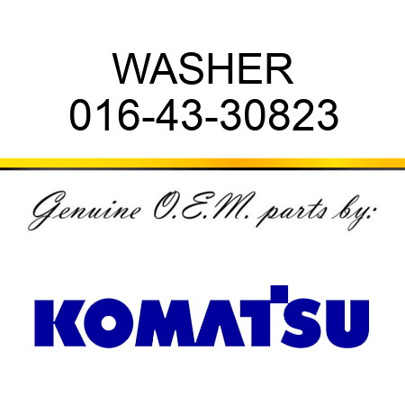 WASHER 016-43-30823