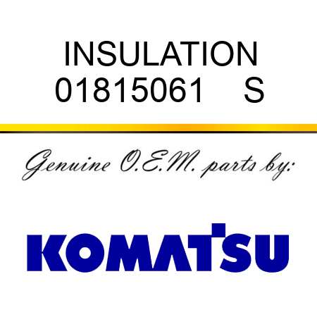 INSULATION 01815061    S