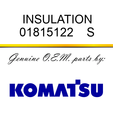 INSULATION 01815122    S