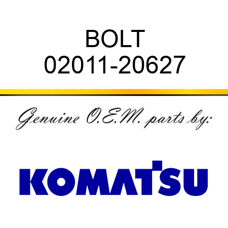 BOLT 02011-20627