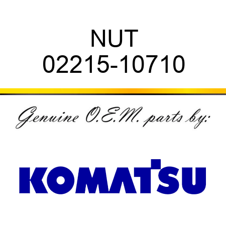 NUT 02215-10710