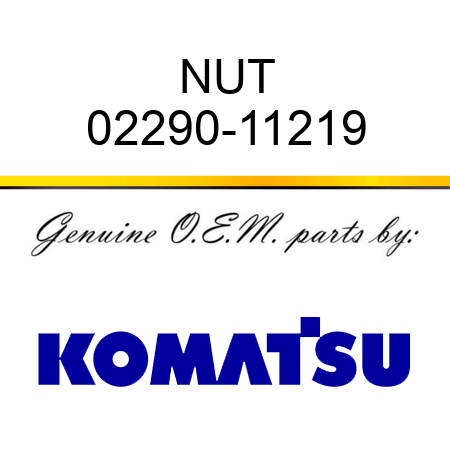 NUT 02290-11219