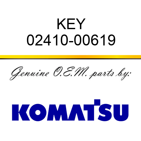 KEY 02410-00619