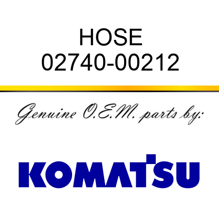 HOSE 02740-00212