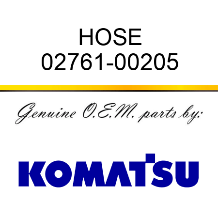 HOSE 02761-00205