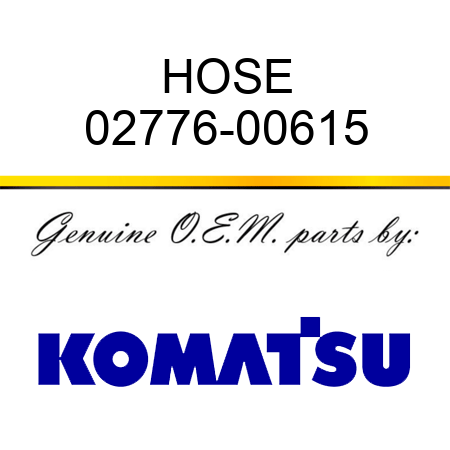 HOSE 02776-00615