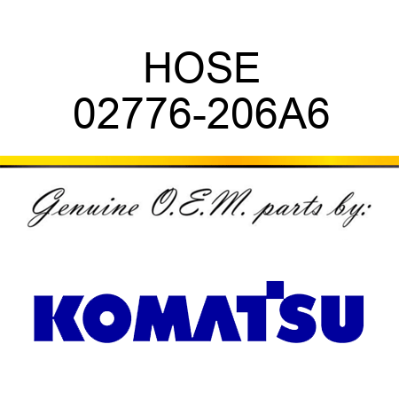 HOSE 02776-206A6