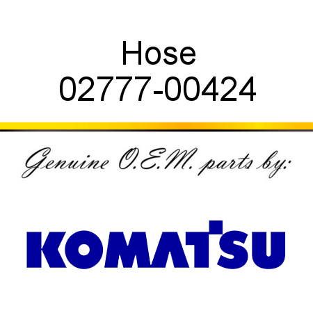 Hose 02777-00424