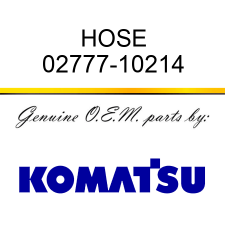 HOSE 02777-10214