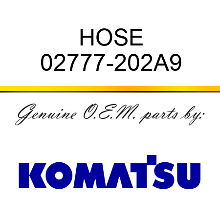 HOSE 02777-202A9
