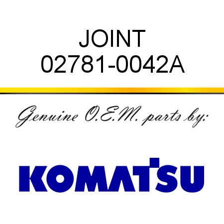 JOINT 02781-0042A