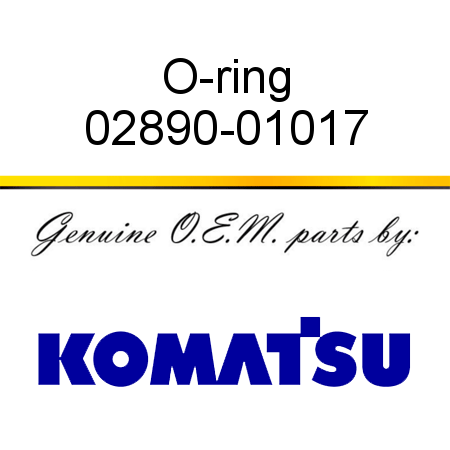 O-ring 02890-01017