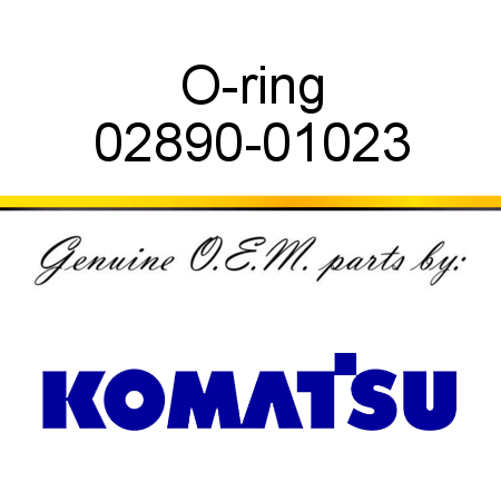 O-ring 02890-01023