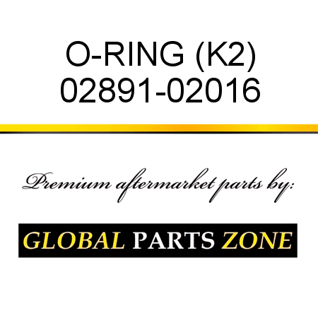 O-RING (K2) 02891-02016