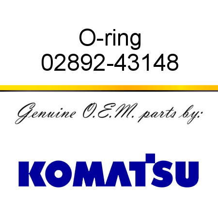 O-ring 02892-43148