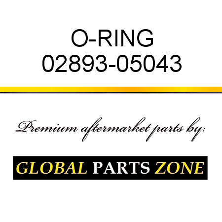 O-RING 02893-05043