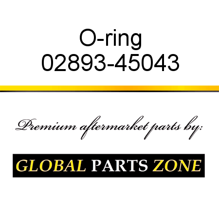 O-ring 02893-45043