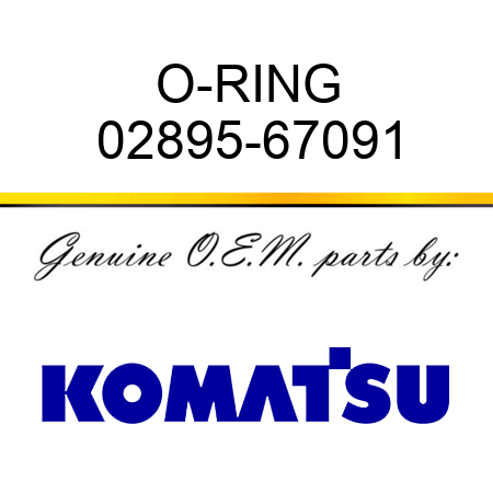 O-RING 02895-67091