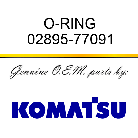 O-RING 02895-77091