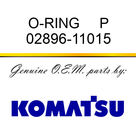 O-RING     P 02896-11015