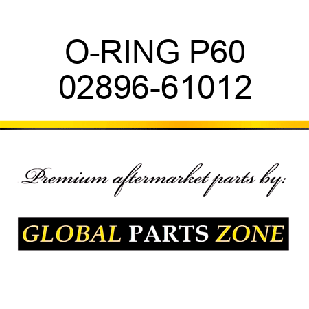 O-RING P60 02896-61012