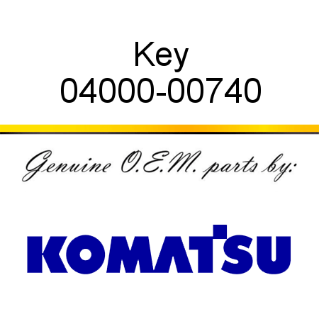 Key 04000-00740