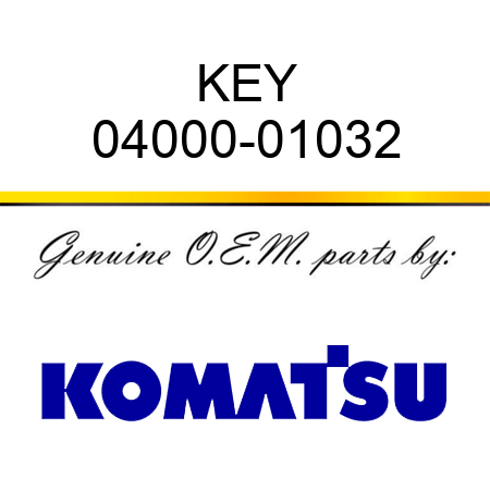 KEY 04000-01032