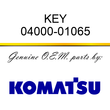 KEY 04000-01065