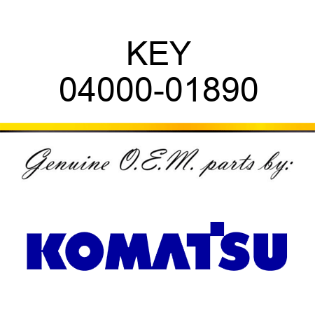 KEY 04000-01890