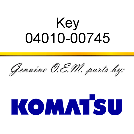 Key 04010-00745