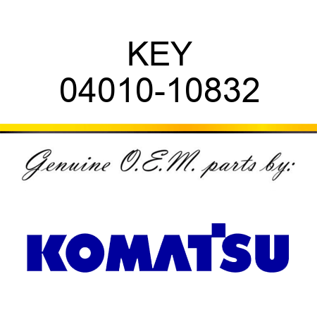 KEY 04010-10832