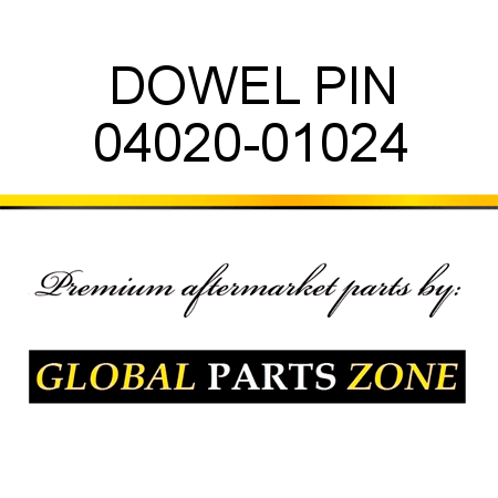 DOWEL PIN 04020-01024