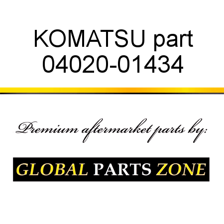 KOMATSU part 04020-01434